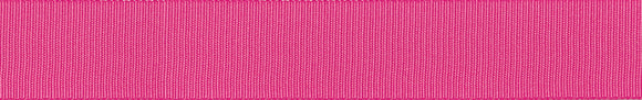 Ribbon Grosgrain 25mm Plain Col 9280 Shocking Pink