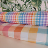 Viscose Rainbow Gingham by Crafty Pie