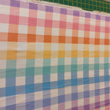 Viscose Rainbow Gingham by Crafty Pie