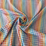 Viscose Rainbow Gingham by Crafty Pie