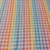 Viscose Rainbow Gingham by Crafty Pie