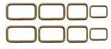 Rectangle Rings 38mm Bronze