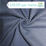 Ribbing in Plain Navy (Tubular)