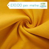 Ribbing in Plain Mustard (Tubular)