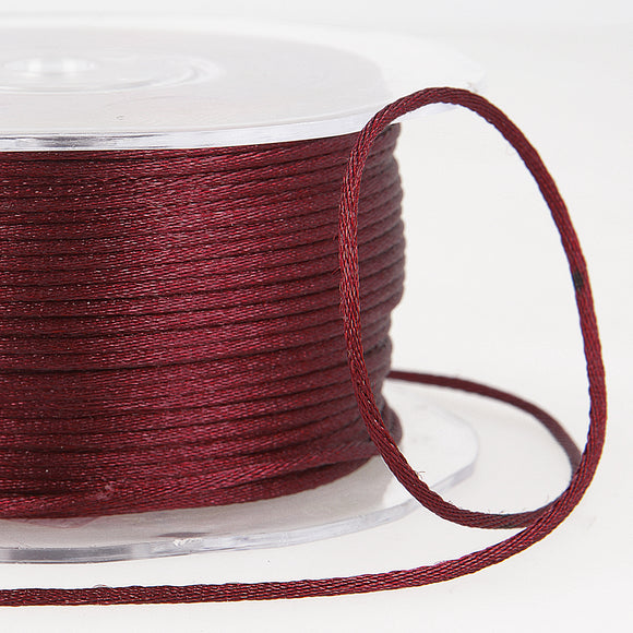 Cord Rattail 2mm in Burgundy