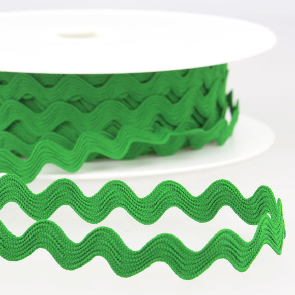 Ric Rac 13mm in Green