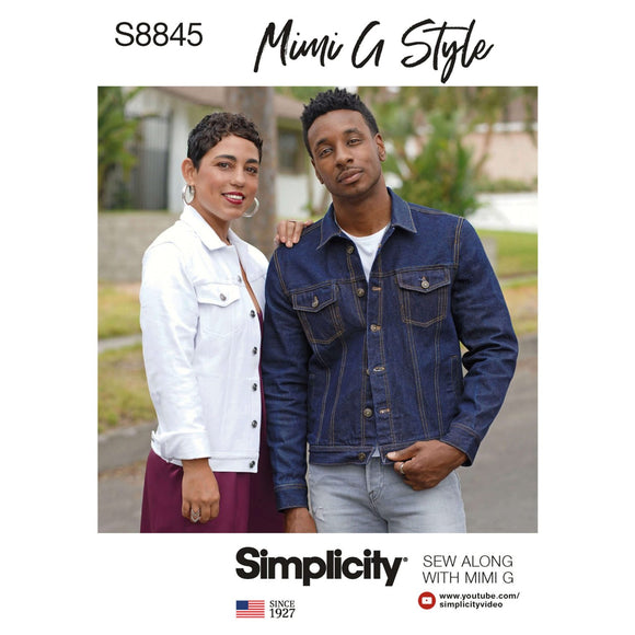 Simplicity S8845 Denim Jacket Pattern