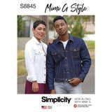 Simplicity S8845 Denim Jacket Pattern