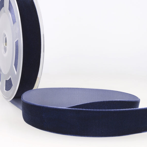 Ribbon Velvet 10mm Col 023 Navy