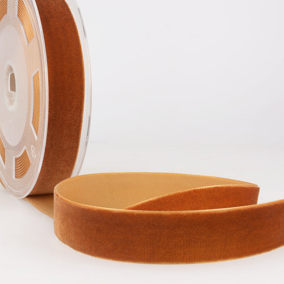 Ribbon Velvet 16mm Col 048 Rust