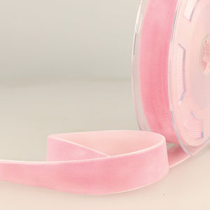 Ribbon Velvet 16mm Col 075 Rose Pink