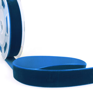 Ribbon Velvet 16mm Col 124 Royal Blue