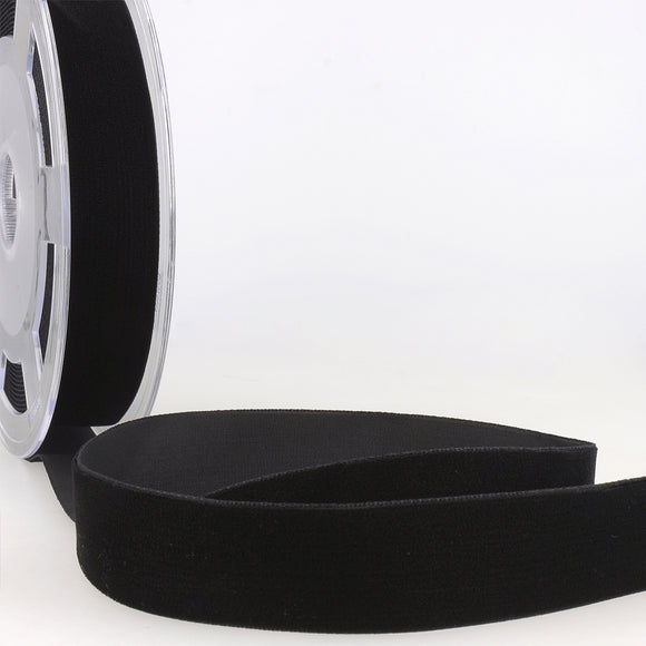 Ribbon Velvet 25mm Col 014 Black