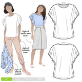 Style ARC Posie Knit Top Pattern