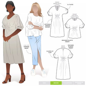 Style ARC Harry Woven Top & Dress Pattern