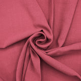 Linen Viscose (Stone Washed) in Plain Rose Pink