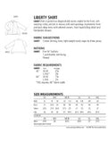 Sewing Workshop Liberty Shirt Pattern
