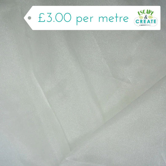 Organza in Plain Cream