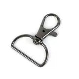 Lobster Swivel Clips 25mm Gun Metal (Lightweight)