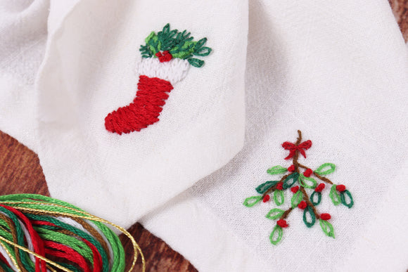 Washable Embroidery Transfer Paper - Christmas Icons