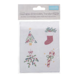 Washable Embroidery Transfer Paper - Christmas Icons