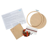 Embroidery Kit with Hoop - Pumpkin