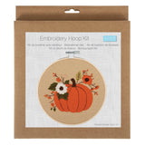 Embroidery Kit with Hoop - Pumpkin