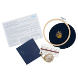 Embroidery Kit with Hoop - Moon