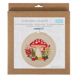 Embroidery Kit with Hoop - Autumm Toadstool