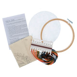 Embroidery Kit with Hoop - Tweet