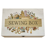 Sewing Box Wooden Notions