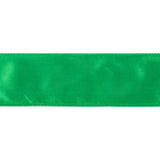 Ribbon 63mm Wire Edged Single Faced Satin in Green (25m full reel)
