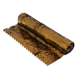 Sequin Fabric Rolls in Gold/Silver Flip (2m x 28cm)