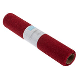 Glitter Fabric Roll in Red with Stretch (2m x 28cm)