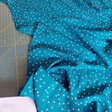 Viscose Dotty about Teal