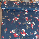 Viscose Summer Navy Floral