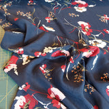 Viscose Summer Navy Floral