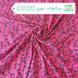 Viscose Stems on Raspberry Pink