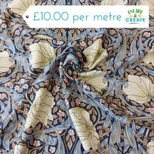 Viscose William Morris Ananda Blue