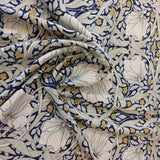 Viscose William Morris Ananda Navy/Green