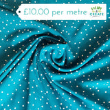 Viscose Dotty about Teal