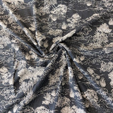 Viscose Japanese Garden on Grey