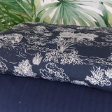 Viscose Japanese Garden on Grey