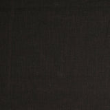 Linen in Plain Black (Washed)