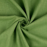 Linen in Plain Olive Green (Washed)