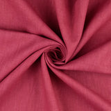 Linen in Plain Rose Pink (Washed)