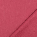 Linen in Plain Rose Pink (Washed)