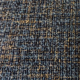 Wool Blend (Boucle) Tartan Blue