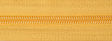 Zip 30cm/12" Open Ended #5 by YKK Col 001 Yellow Gold