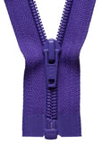 Nylon Chunky Open Ended Zip 66cm Col 218 Purple